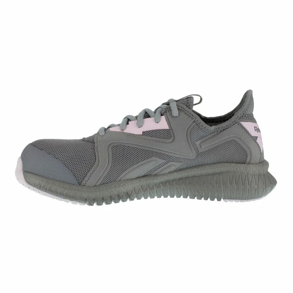 Reebok Women's Grey and Pink Flexagon 3.0 Work Shoe #RB461