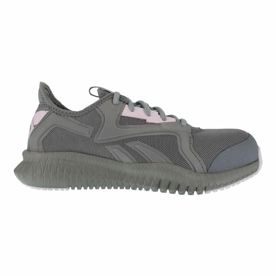 Reebok Women's Grey and Pink Flexagon 3.0 Work Shoe #RB461