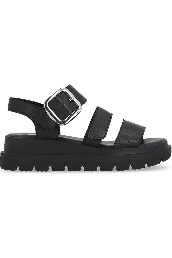 Rieker Ladies Sandals W1650 00 Black