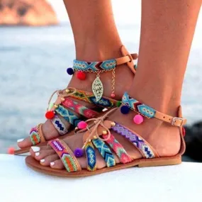 Rome Style Women Gladiator Style Sandals