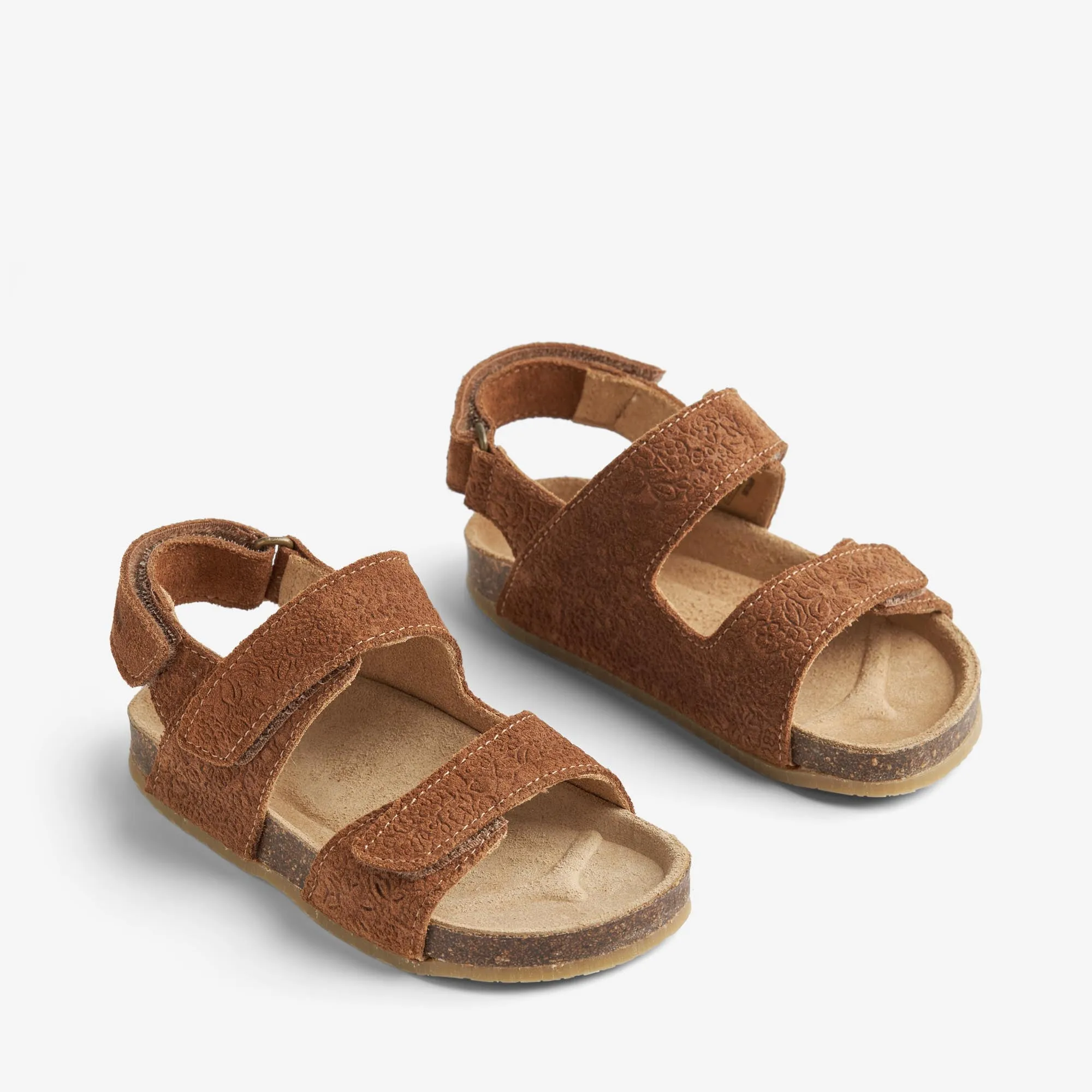 Sandal Cork Open Toe Cameron - cognac