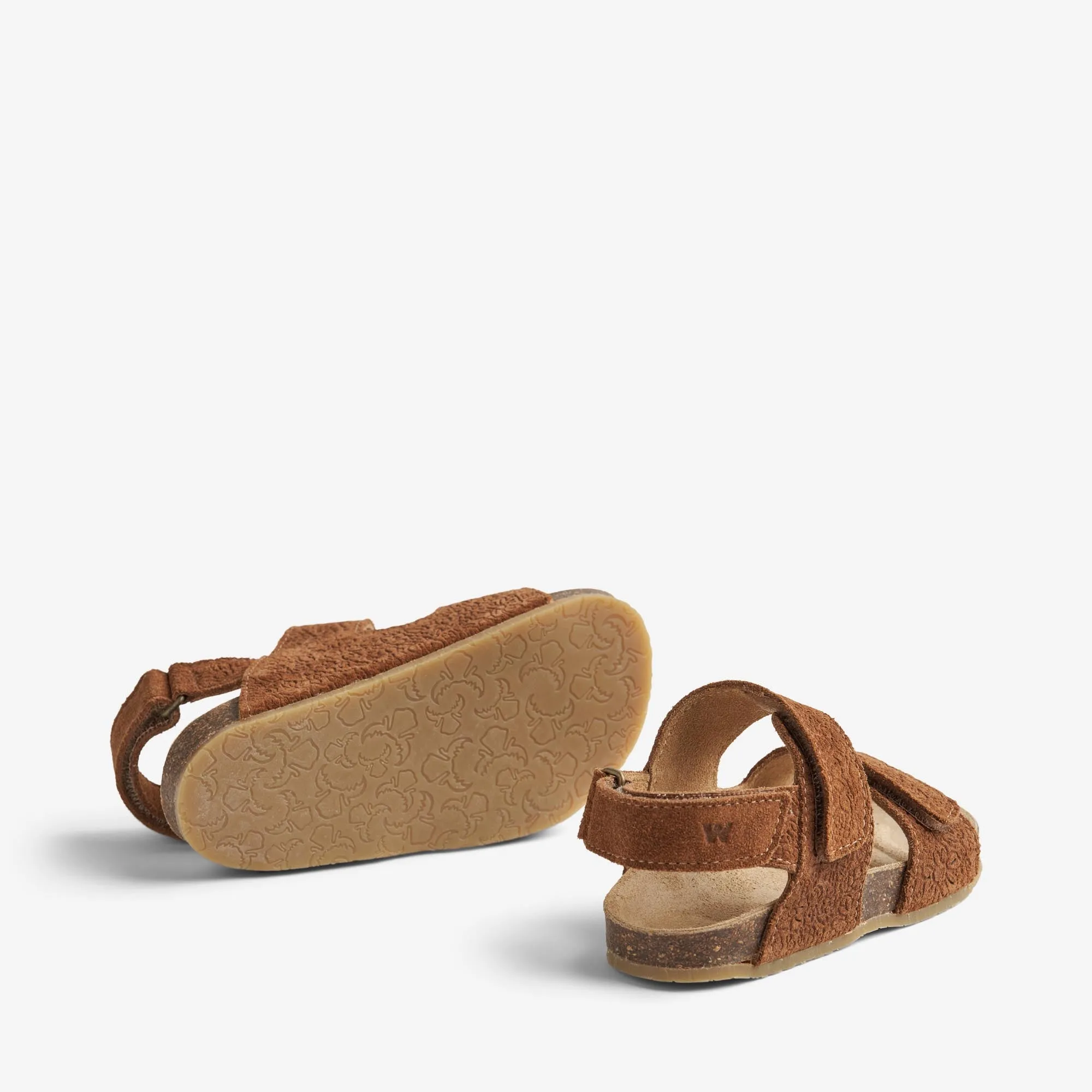 Sandal Cork Open Toe Cameron - cognac