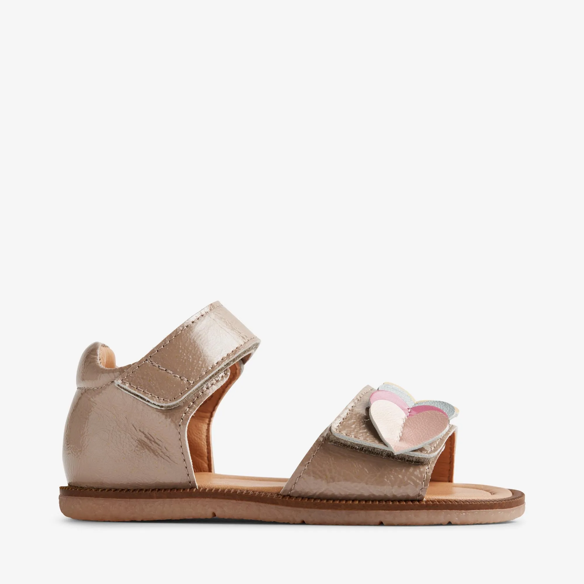 Sandal Open Toe Uma Patent - beige