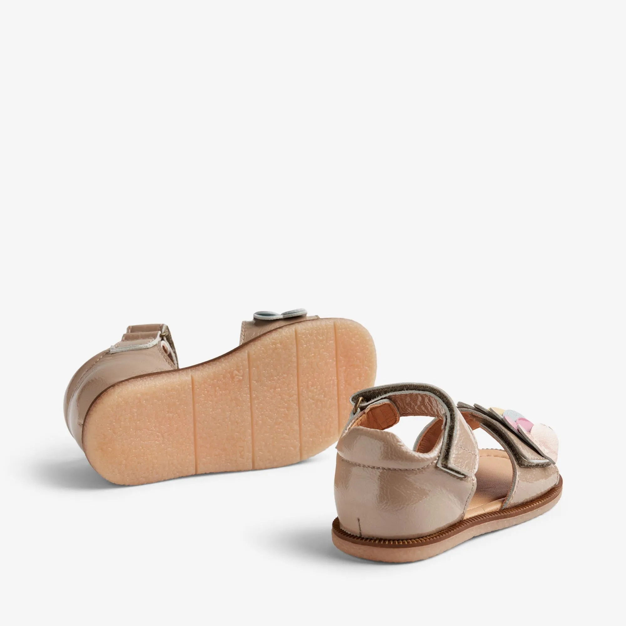 Sandal Open Toe Uma Patent - beige