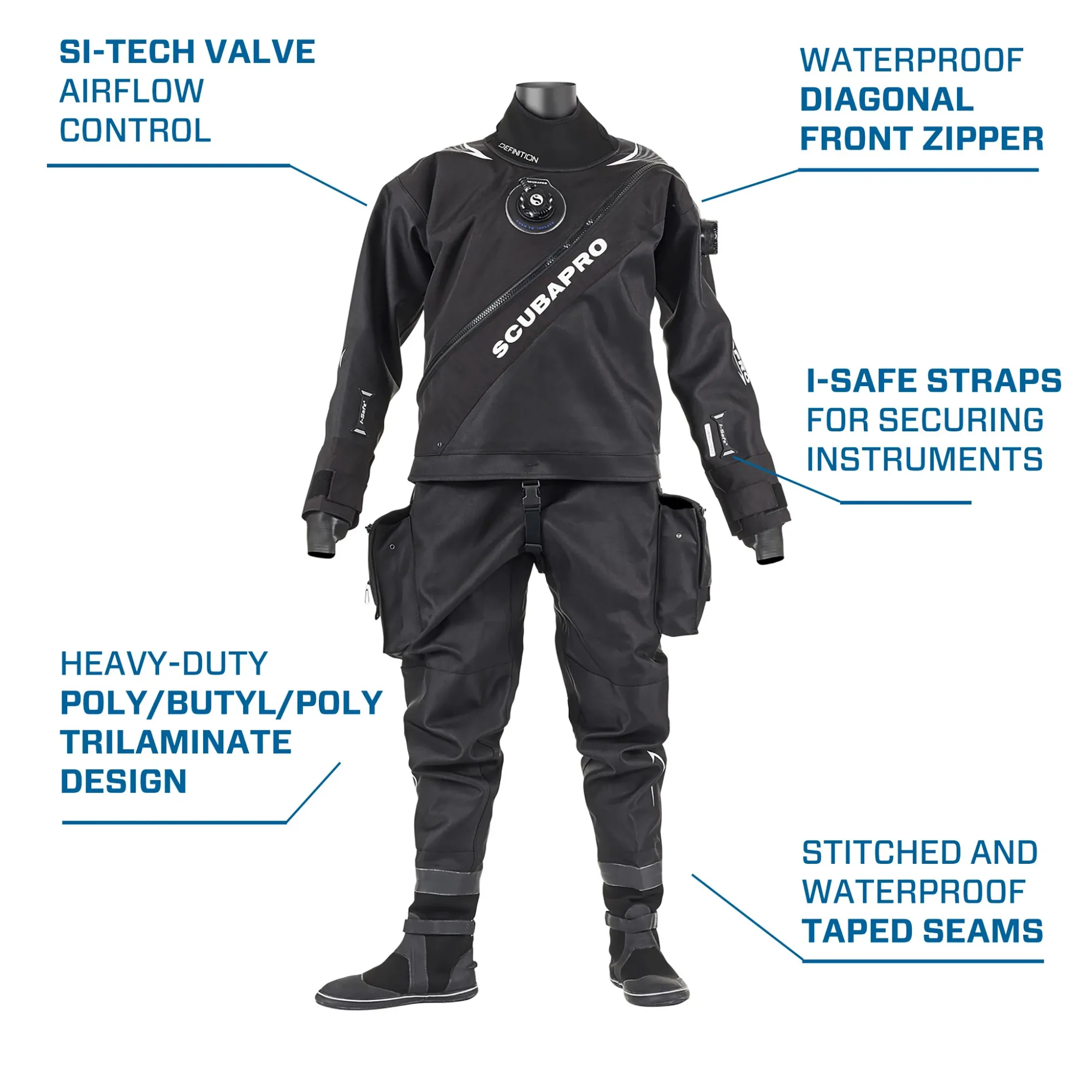 Scubapro Definition Dry HD Men's Drysuit