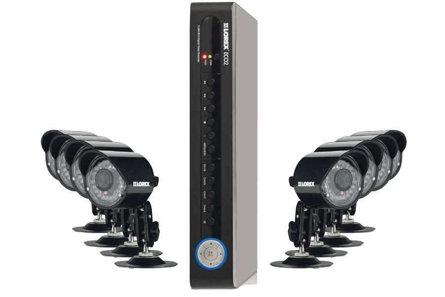 Security camera DVR system ECO2 series 8 channel