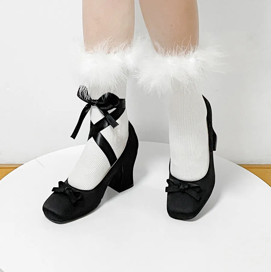 Strapless ballet Japanese Lolita high heels