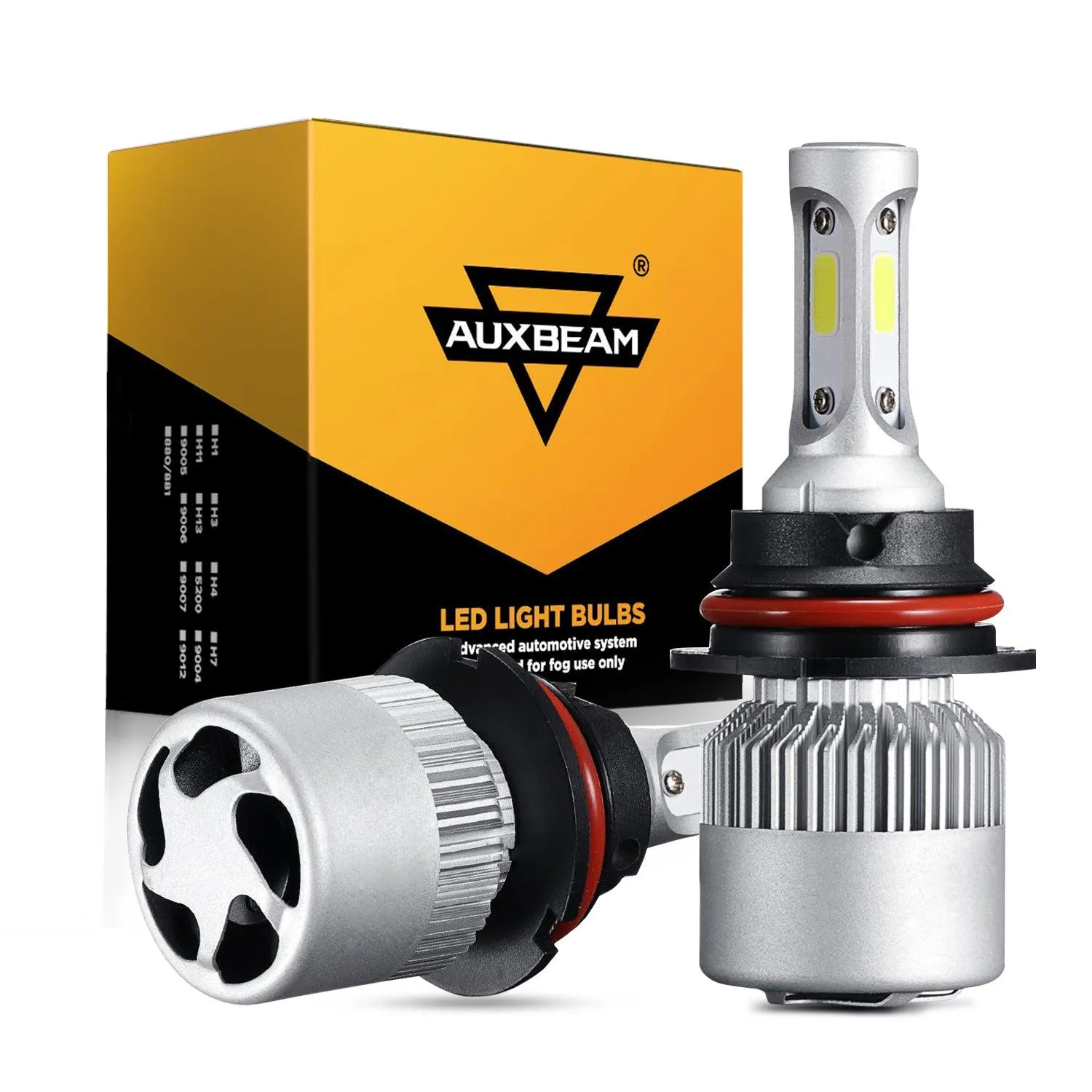 Super Brightest COB S2 Series 8000LM 72W LED Headlight Bulbs 6500K Cool White