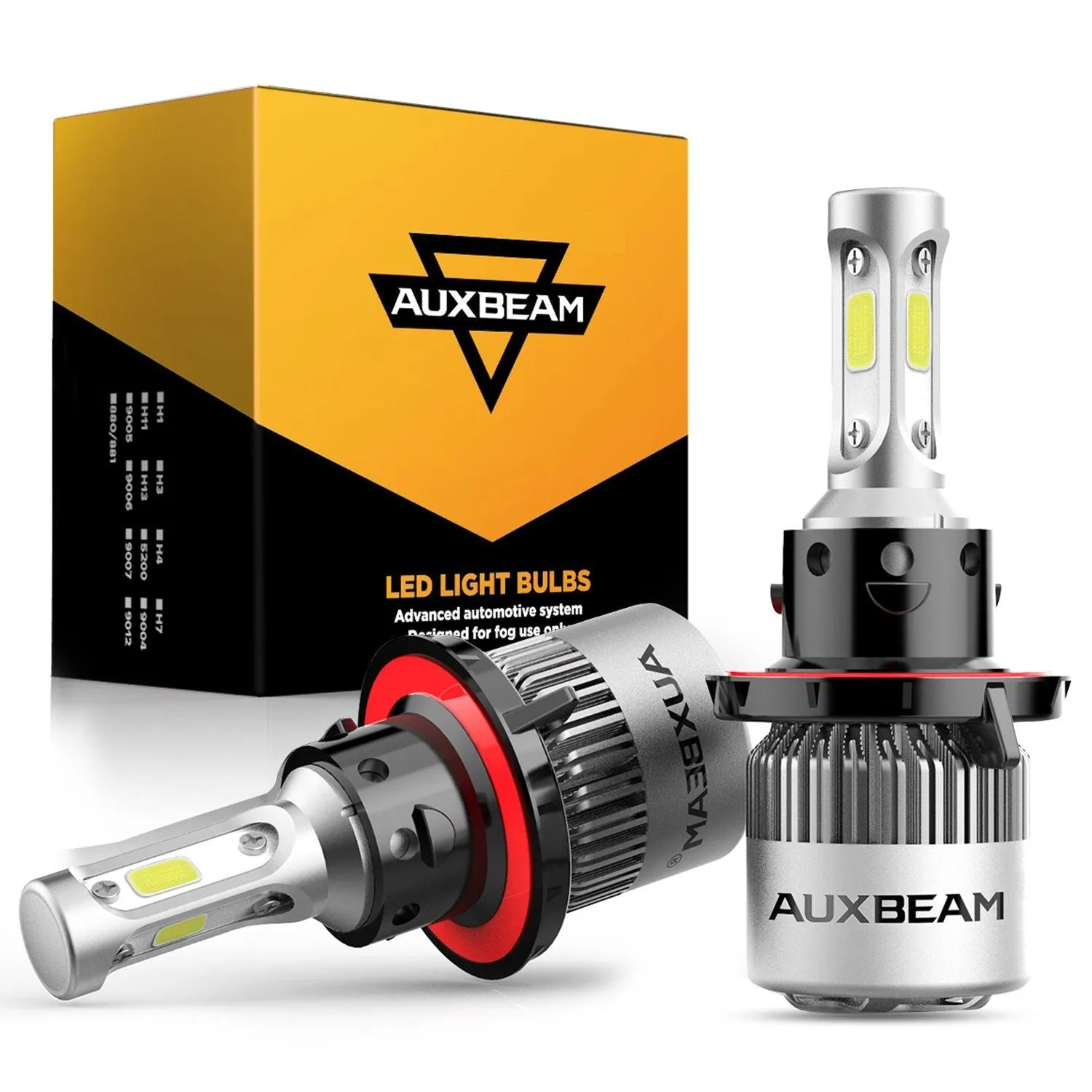 Super Brightest COB S2 Series 8000LM 72W LED Headlight Bulbs 6500K Cool White