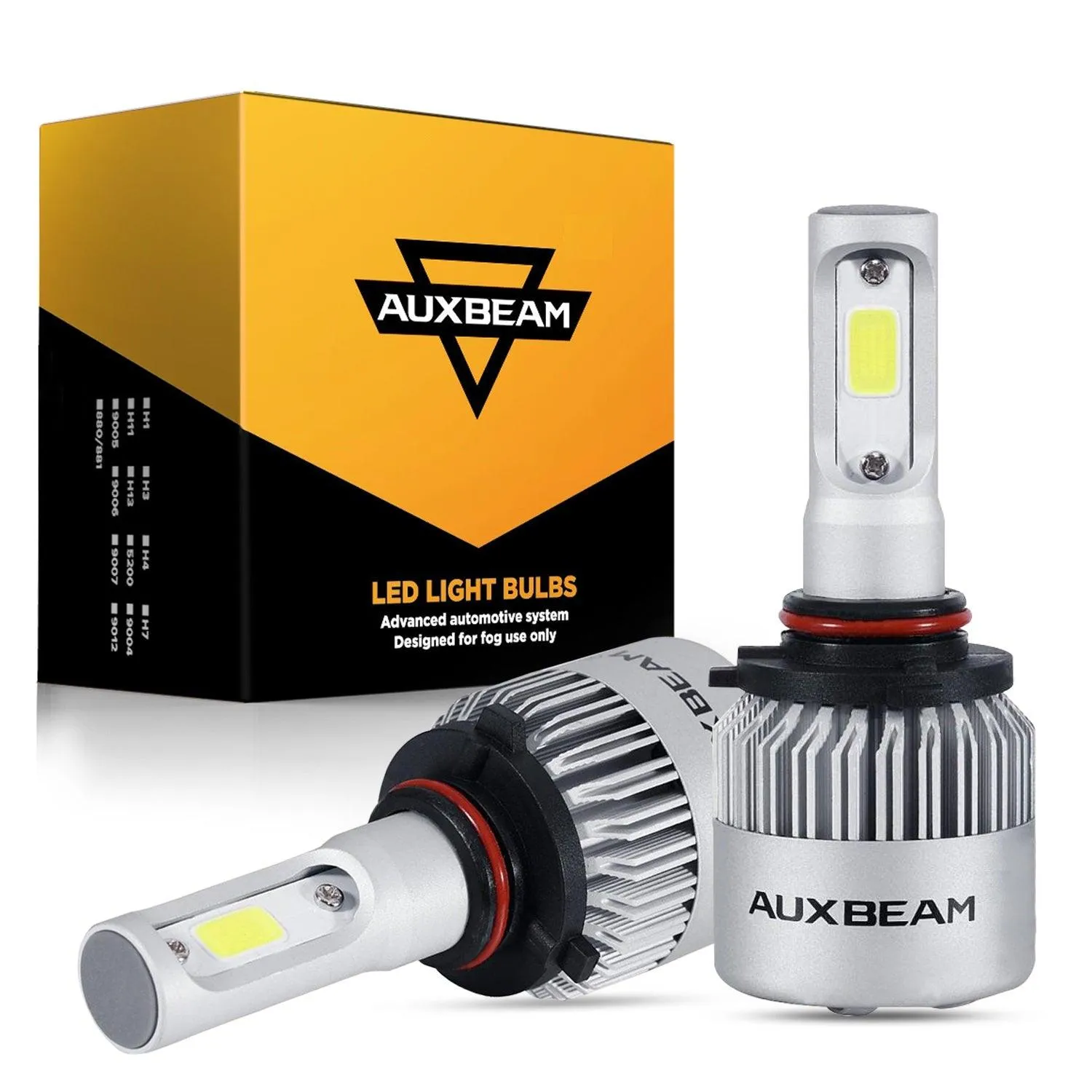 Super Brightest COB S2 Series 8000LM 72W LED Headlight Bulbs 6500K Cool White