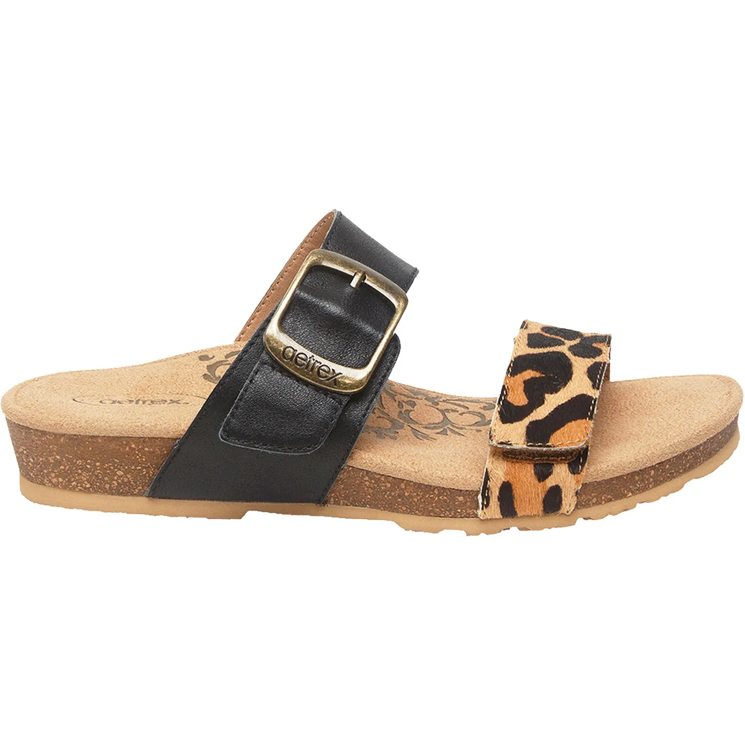 Women's Aetrex Daisy Leopard Leather