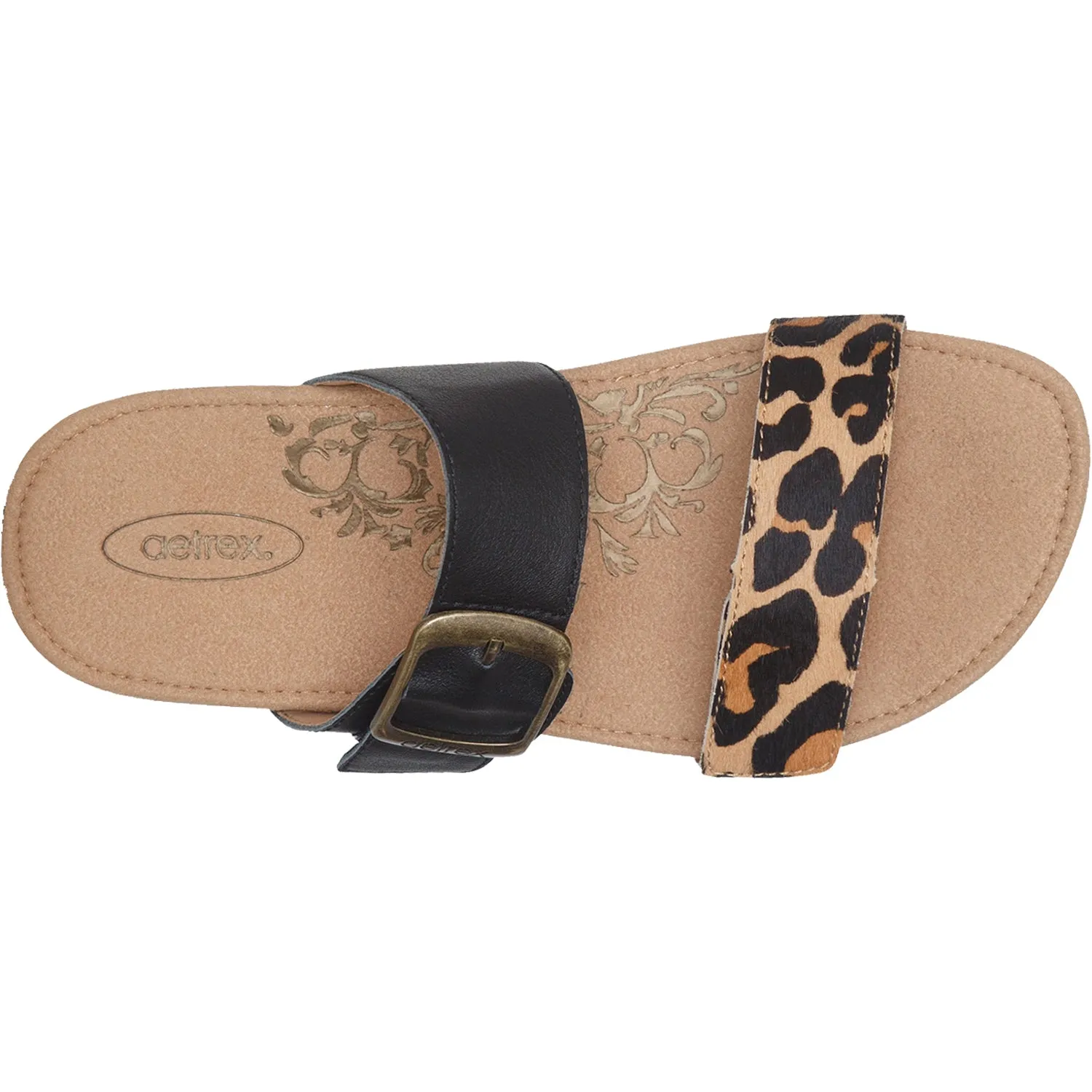 Women's Aetrex Daisy Leopard Leather