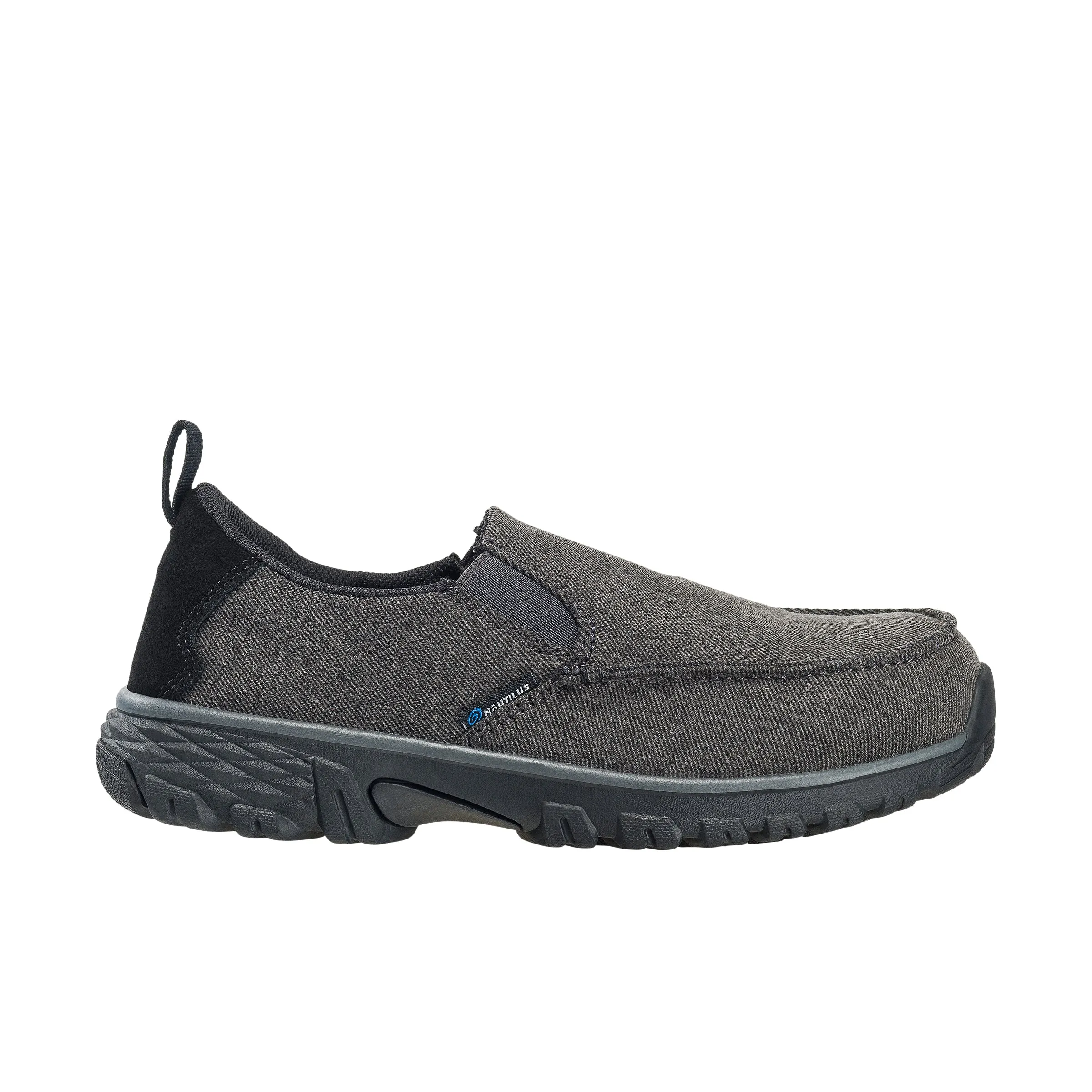 Women's Breeze Charcoal Alloy Toe EH Slip-On Work Shoe