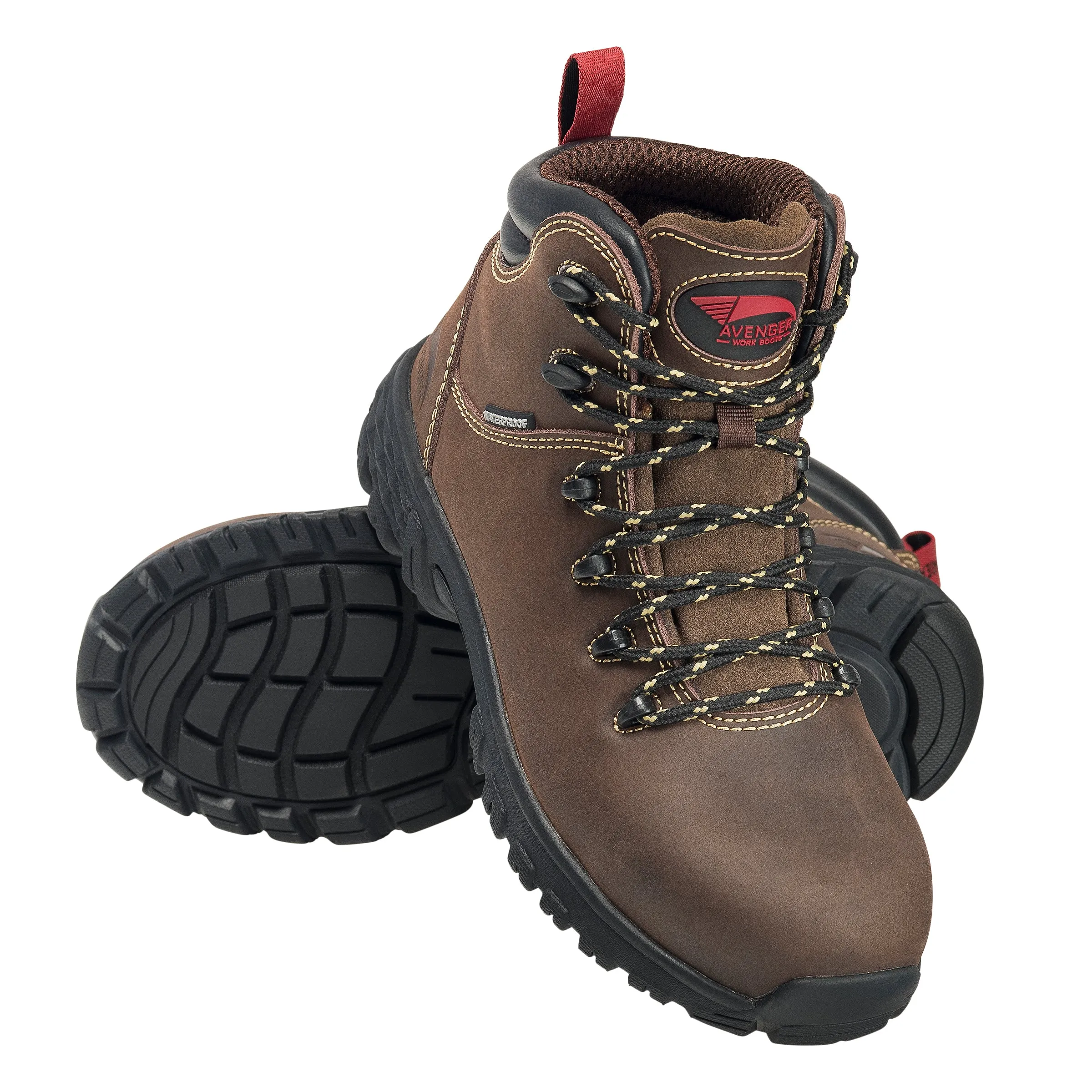 Women's Flight Brown Alloy Toe EH WP Work Boot