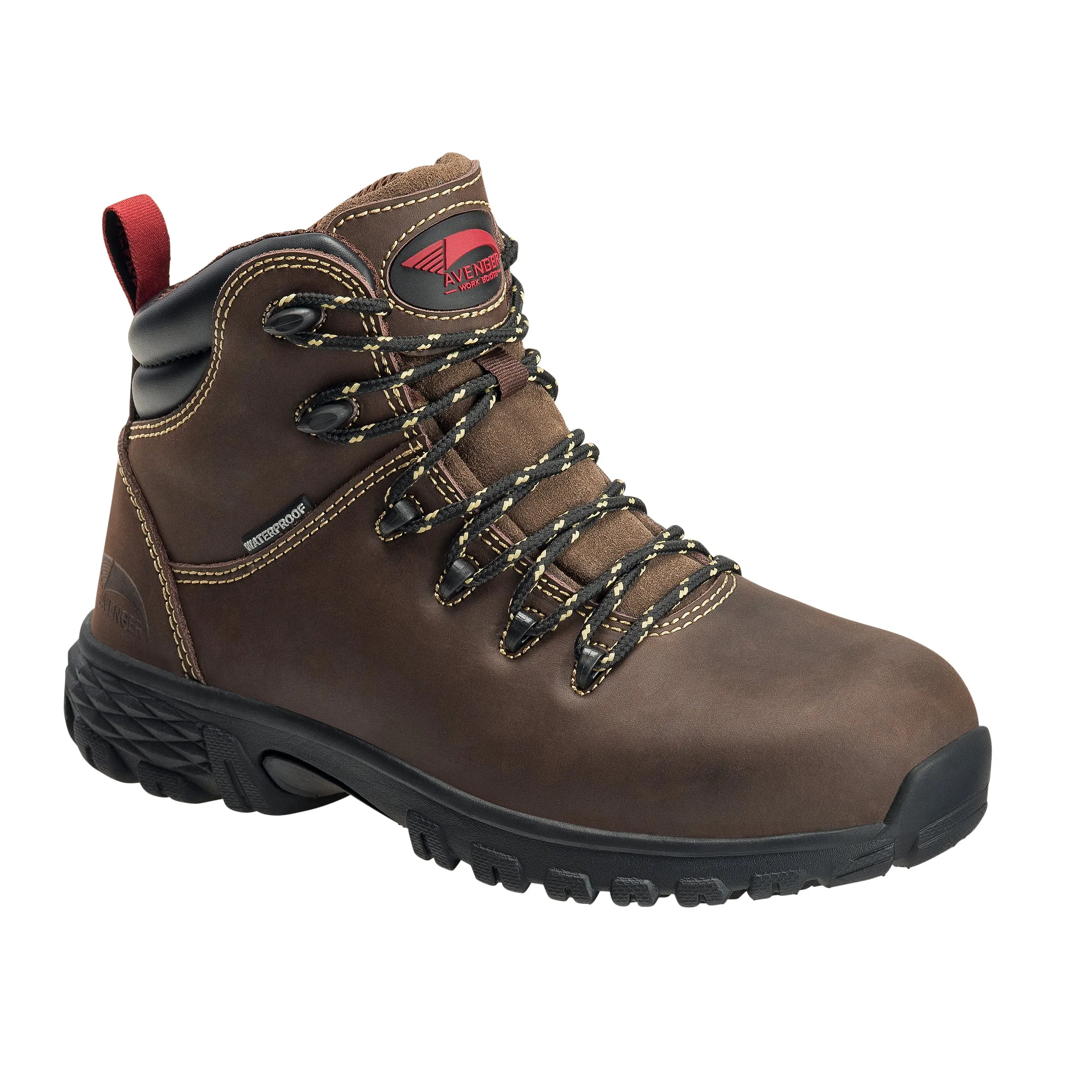 Women's Flight Brown Alloy Toe EH WP Work Boot