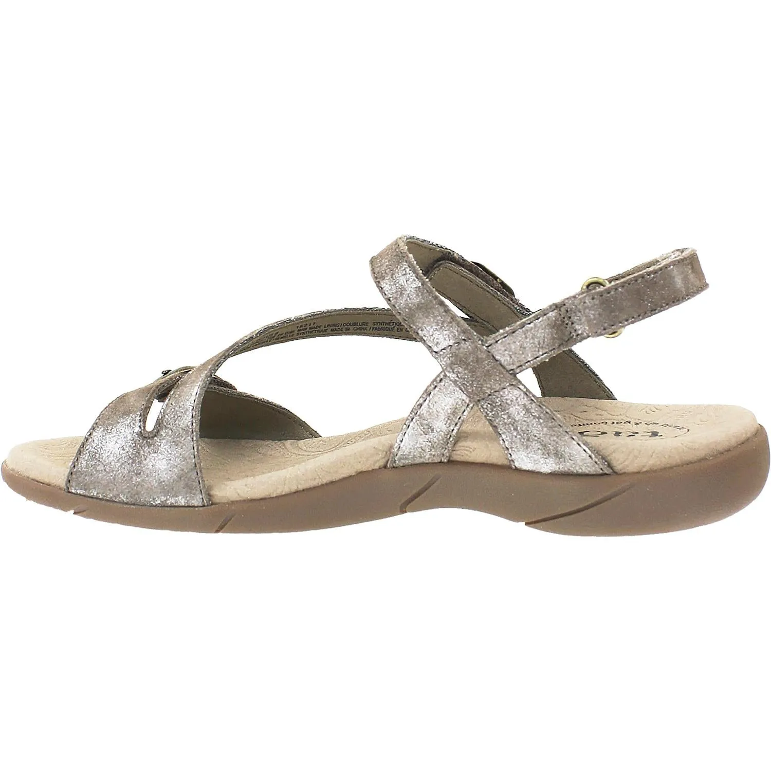 Women's Taos Beauty 2 Taupe Metallic Leather