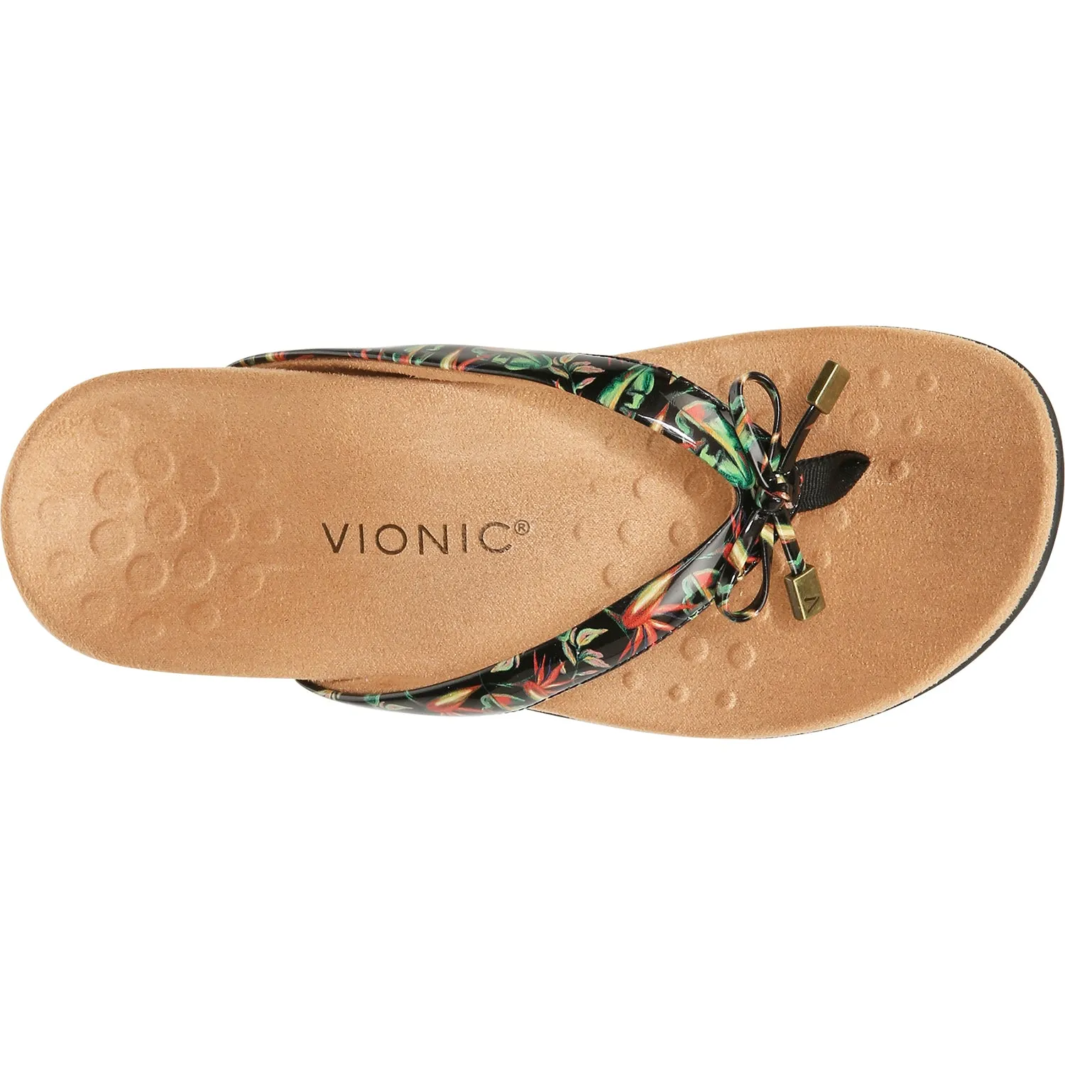 Women's Vionic Bella II Black Tropical Synthetic